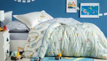 Yataş Bedding Tek Kişilik Rnf Nevresim Takımı - Busy Trucks