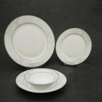 Biev Ağaç Dal 24 Parça Yemek Takımı+6Lı Fincan-Ih34