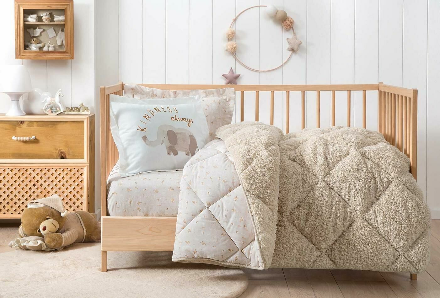 Yataş Bedding Bebek Fante Triola Set - Bej