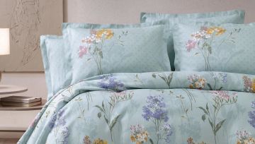 Yataş Bedding Çift Kişilik Alyssa Tencel Pike Takımı- Mint