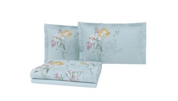 Yataş Bedding Çift Kişilik Alyssa Tencel Pike Takımı- Mint
