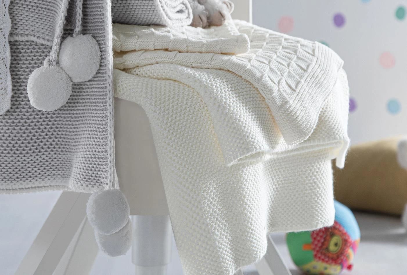 Yataş Bedding Rena Bebek Battaniyesi Beyaz 80x120