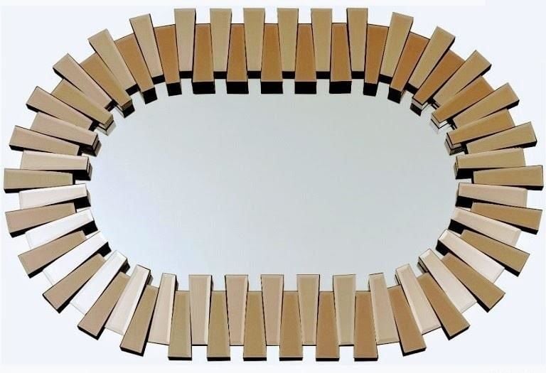 Biev Elips Ayna Bronz