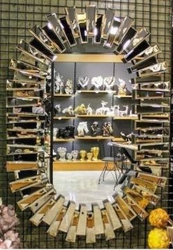 Biev Elips Ayna Bronz