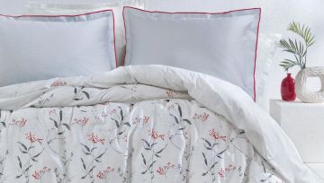 Yataş Bedding Çift Kişilik XL Karina Rnf Nevresim Takımı Beyaz
