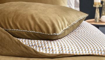 Yataş Bedding Çift Kişilik XL Estie Saten Nevresim Takımı Camel