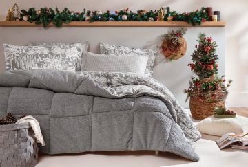 Yataş Bedding Tek Kişilik Pino Triola Set - Gri