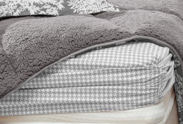 Yataş Bedding Tek Kişilik Pino Triola Set - Gri