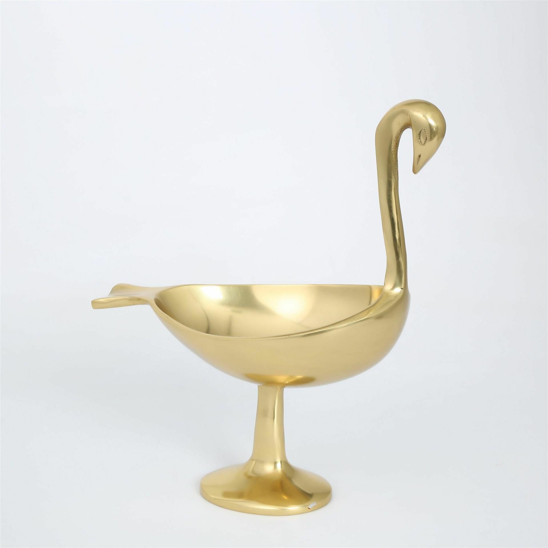 Biev Ördek Figür Büyük Gold 27 cm