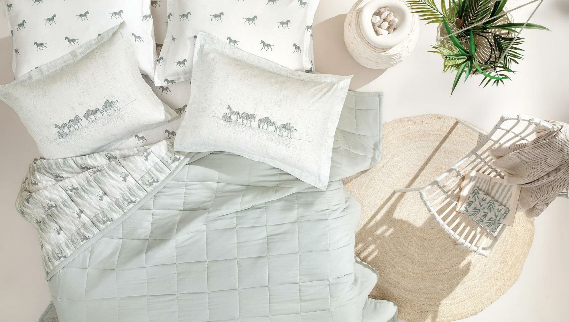 Yataş bedding Çift Kişilik Edwin Co-Mic Yatak Örtüsü Takımı - Adaçayi