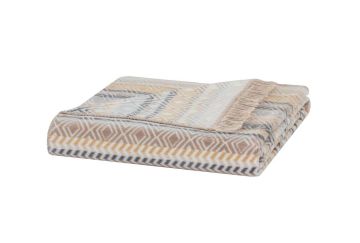 Yataş Bedding Çift Kişilik Lina Pamuk Battaniye Safran