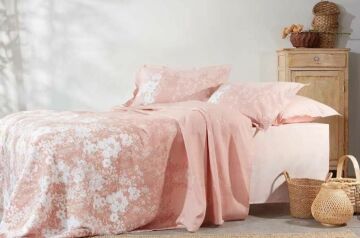 Yataş Bedding Tek Kişilik Andressa Pike Takımı - Blush
