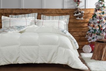 Yataş Bedding Çift Kişilik Liam Triola Set - Beyaz