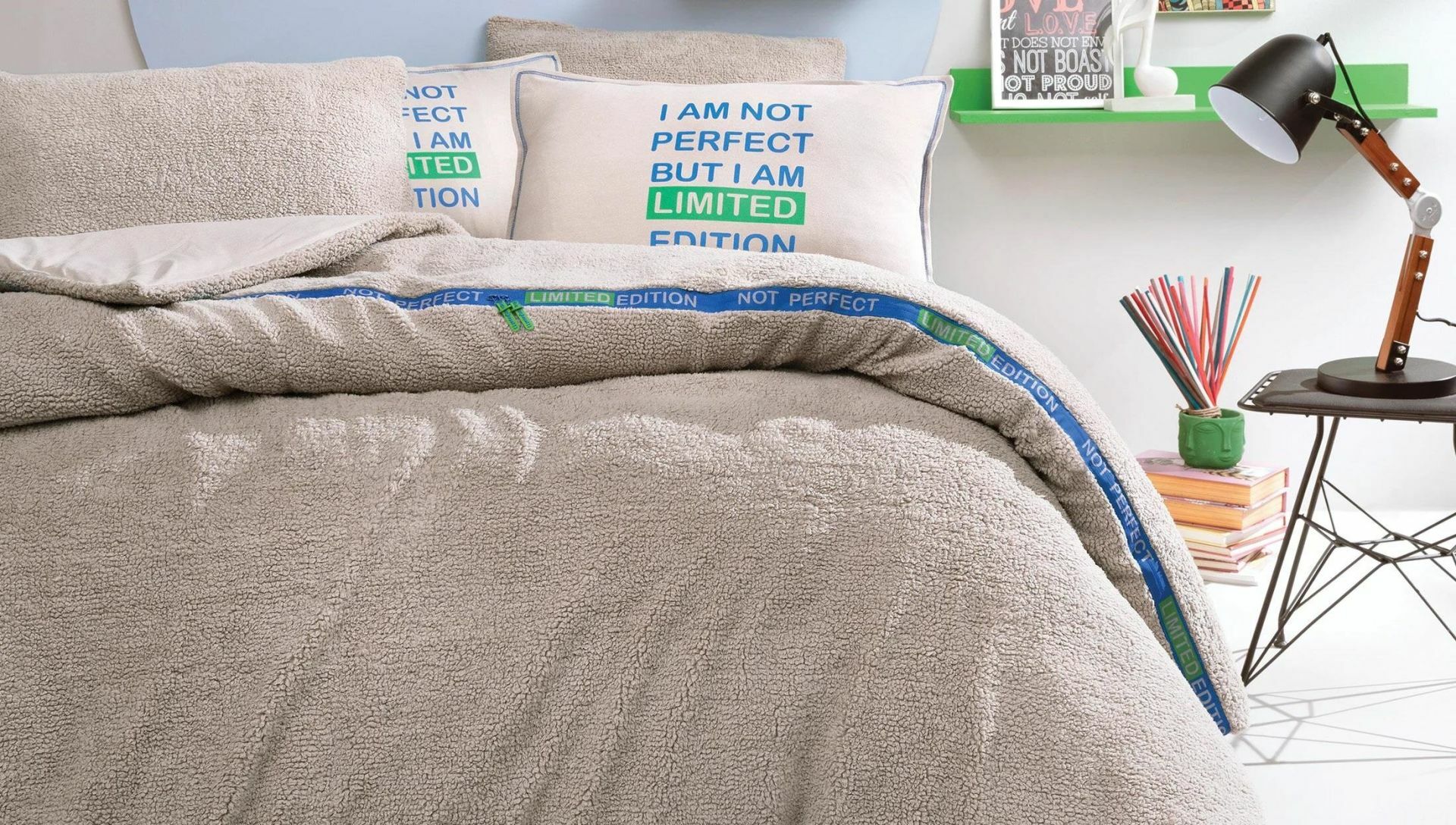 Yataş Bedding Tek Kişilik CoverMe Perfect Battaniye Nevresim Takımı - Bej