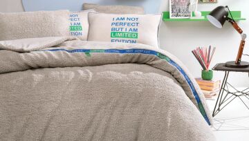 Yataş Bedding Tek Kişilik CoverMe Perfect Battaniye Nevresim Takımı - Bej
