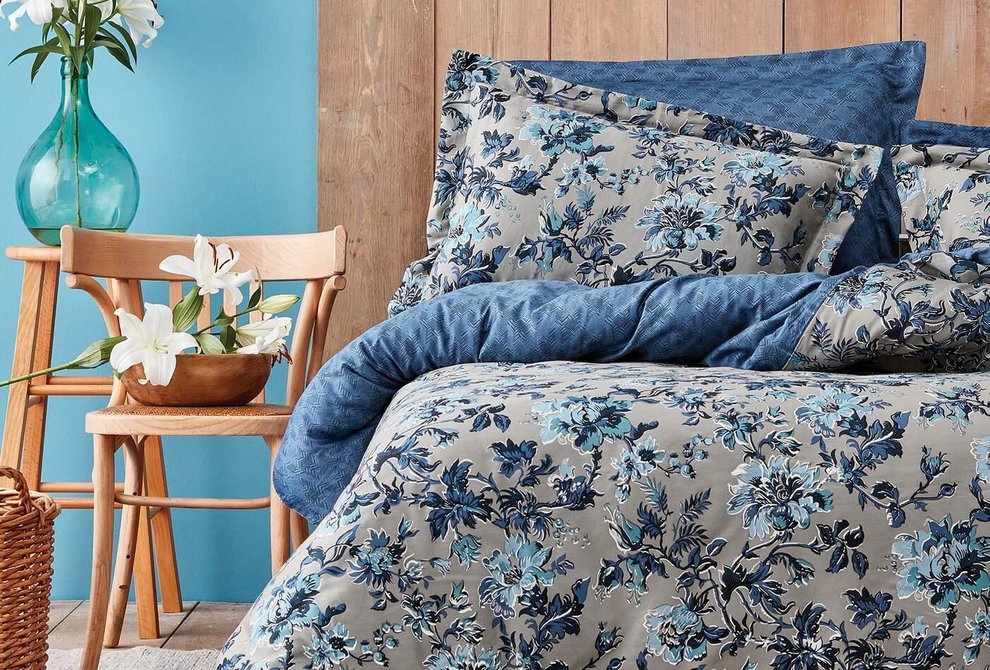 Yataş Bedding Çift Kişilik Trina Saten Nevresim Takımı Vizon