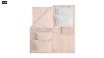 Yataş Bedding Çift Kişilik 8 Parça Fall Winter Seti Etta - Pudra