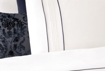 Yataş Bedding Çift Kişilik Terri Nevresim Takımı Lacivert