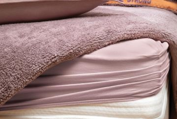 Yataş Bedding Çift Kişilik CoverMe Quit Battaniye Nevresim Takımı - Lila