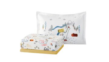 Yataş Bedding Dinno Battaniye Tek Kişilik Lastik Çarşaf Seti