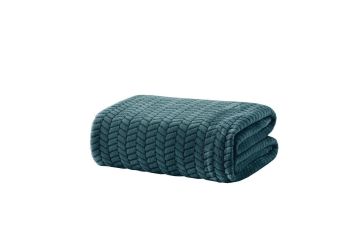 Yataş Bedding Tek Kişilik Joy Wellsoft Battaniye - Petrol Yeşili