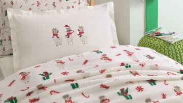 Yataş Bedding Alpaca Battaniye Lastikli Çarşaf Seti