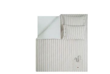 Yataş Bedding Çift Kişilik XL Ferluga Armürlü Nevresim Takımı - Gri