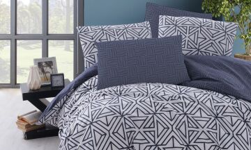 Yataş Bedding Tek Kişilik XL Este Rnf Nevresim Takımı Mavi