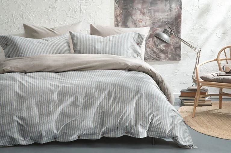 Yataş Bedding Çift Kişilik Renat Armürlü Nevresim Takımı - Gri