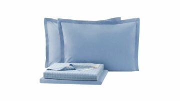 Yataş Bedding Çift Kişilik Marita Pike Takımı - Açık Mavi