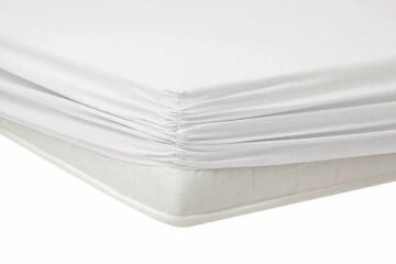 Yataş Bedding 90x200 Noah Lastikli Çarşaf - Beyaz