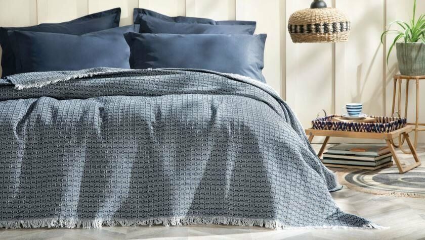 Yataş Bedding Tek Kişilik Marita Pike Takımı - Lacivert