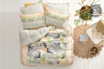 Yataş Bedding Çift Kişilik Blair Rnf Nevresim Takımı - Turuncu