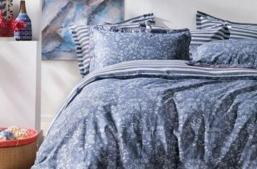 Yataş Bedding Çift Kişilik Martina Rnf Nevresim Takımı - Lacivert
