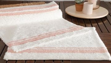 Yataş Bedding Levi Banyo Paspası Seti - Pudra (50x60 cm + 60x100 cm)