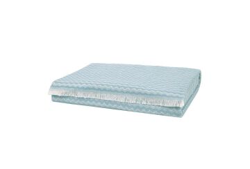 Yataş Bedding Çift Kişilik Gwen Pike Takımı - Buz Mavisi