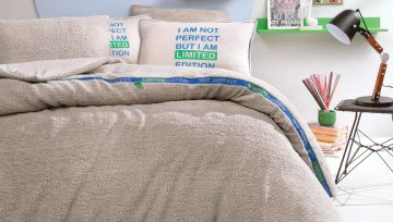 Yataş Bedding Tek Kişilik Coverme Perfect Battaniye Nevresim Takımı Bej