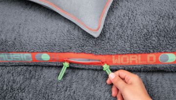 Yataş Bedding Çift Kişilik Coverme Music Battaniye Nevresim Takımı İndigo