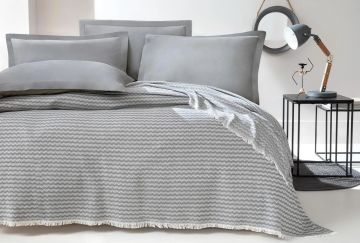 Yataş Bedding Çift Kişilik Gwen Pike Takımı - Gri
