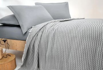 Yataş Bedding Çift Kişilik Gwen Pike Takımı - Gri