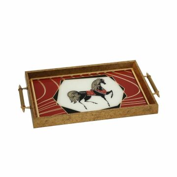 Biev 24X39 CM Küçük Kulplu Tepsi/AK.WLT0407