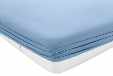 Yataş Bedding 90x190 Noah Lastikli Çarşaf - Açık Mavi