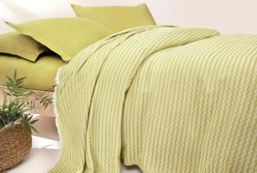 Yataş Bedding Çift Kişilik Gwen Pike Takımı - Yağ Yeşili