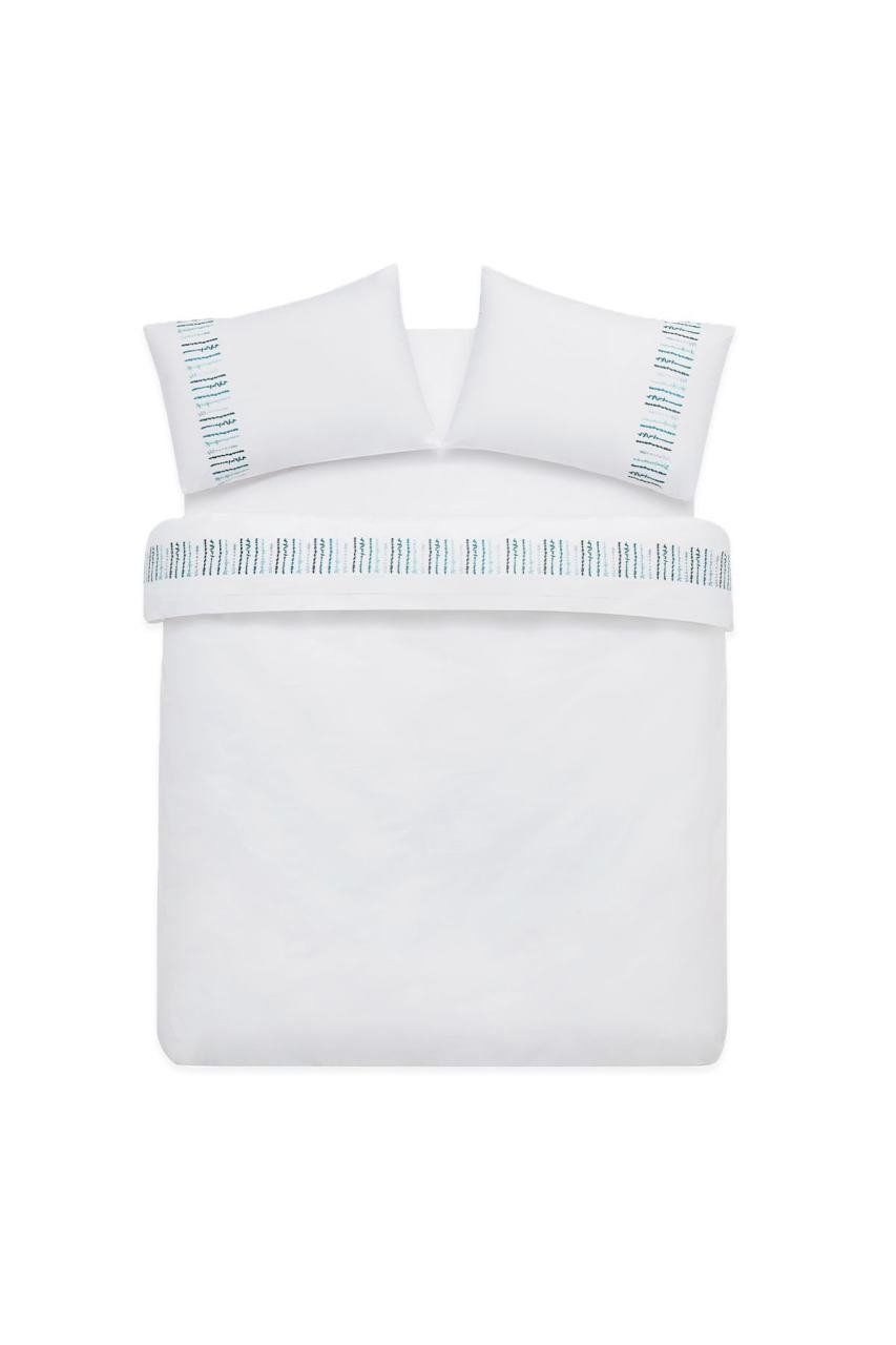 Yataş Bedding Çift Kişilik Luca Rnf Nakışlı Nevresim Takımı - Mercan