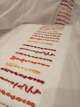 Yataş Bedding Çift Kişilik Luca Rnf Nakışlı Nevresim Takımı - Mercan