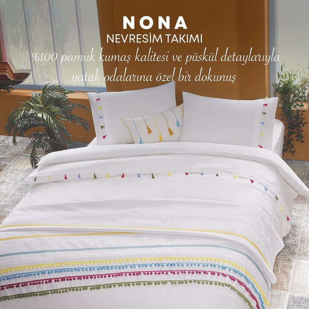 Yataş Bedding Çift Kişilik XL Rnf Nona Nevresim Takımı
