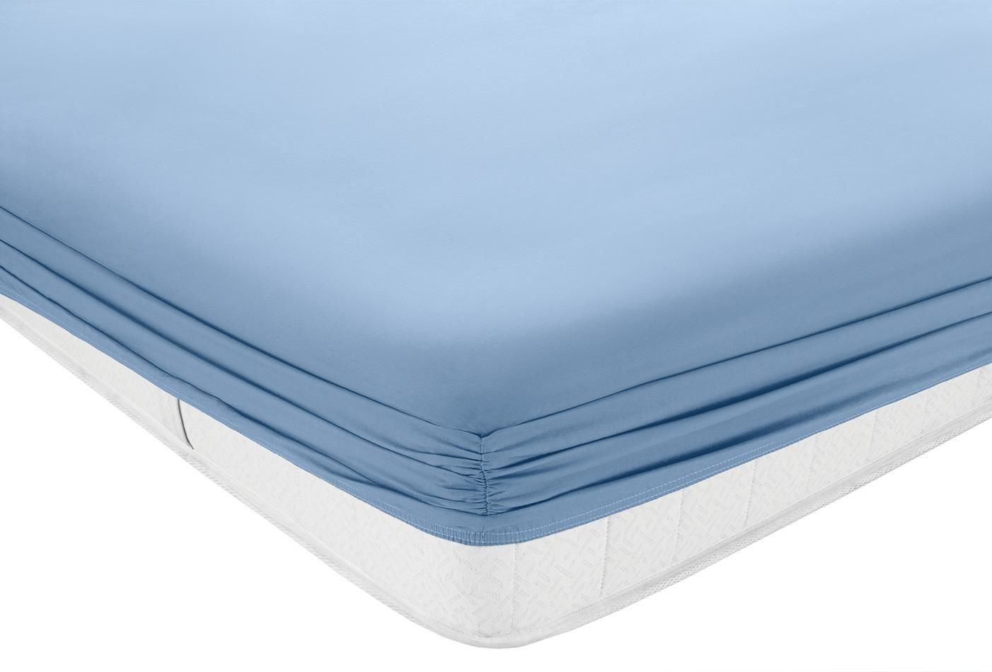 Yataş bedding Noah Lastikli Çarşaf Açık Mavi 120x200