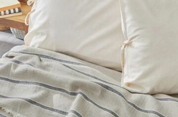 Yataş Bedding Çift Kişilik Vitali Müslin Pike Yatak Örtüsü - Vizon