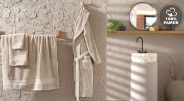 Yataş Bedding Essentials Banyo Havlusu - Bej (90x150 cm)