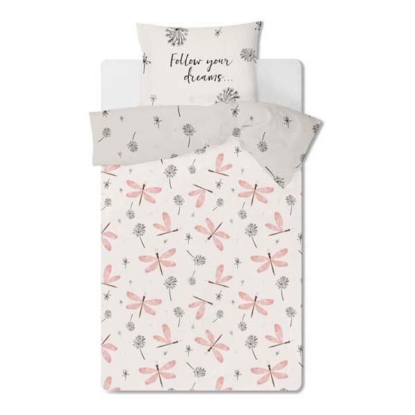 Yataş Bedding Çift Kişilik Butterfly Koltuk Şalı Nevresim Takımı Pembe